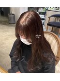 ブリーチなしのmilk tea beige color！