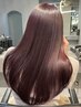 【内部補修＋ダメージレス】カット＋髪質改善シルクストレート￥27940～