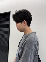 ソソ(soso)&nbsp;メンズ刈り上げなしセンターパート/フェザーパーマ/横浜