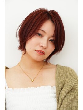 ヴァンカウンシル 豊橋店(Van Council) 大人かわいい暖色ショートボブ