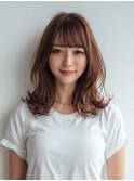 くびれ/レイヤー/マロンブラウン