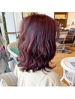 ヘアーデザイン シーベル(HAIR DESIGN SEA BELLE) ピンクカラー