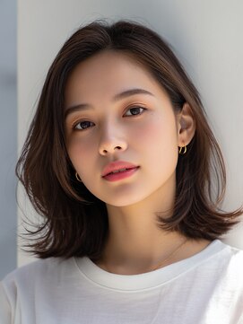 コンフィー(comfy) 内巻きボブ × ナチュラルベージュ