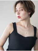 大人かわいい小顔ヘア/サイドバング/大人ショート/20代30代40代