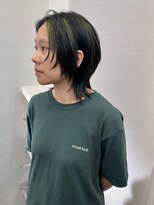 アンダーカレント(undercurrent)&nbsp;デザインカラーブリーチなしポイントカラーインナーカラー