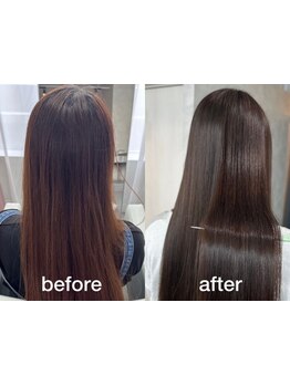 【中央駅西口徒歩5分】ヘッドスパで頭皮環境を整え白髪になりにくい髪へ◎ツヤ感のある上品な仕上がりに◎