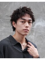 レタッチバイフィフス(RETOUCH by fifth)&nbsp;原宿スパイキーショートシャドウパーマメンズヘアメンズショート