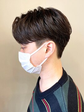 エルマーク 四条烏丸(L-MARK) センターパート/ニュアンスパーマ/ダウンパーマ/men's