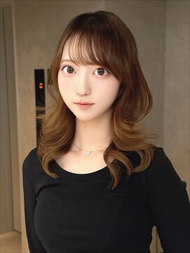 レイヤーカット /縮毛矯正/前髪/顔周り/名古屋/栄/韓国サロン