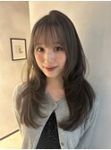 韓国スタイル/透明感カラー/レイヤー/熊本/上通り/並木坂/sae