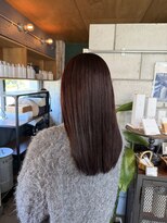 ファスナー(fustener) チェリーレッド