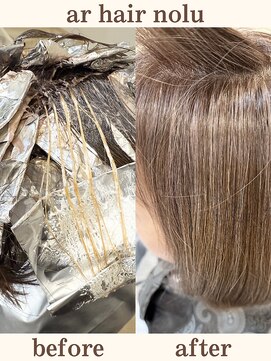 アールヘアノル(ar hair nolu) 白髪ぼかしハイライト 8