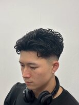 プレミアムバーバー 赤坂店(PREMIUM BARBER produce by HIRO GINZA)&nbsp;ウェーブフェードショート