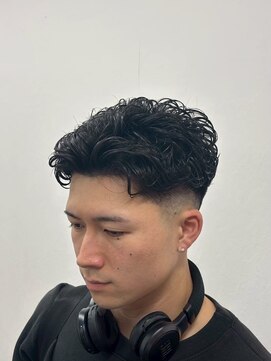 プレミアムバーバー 赤坂店(PREMIUM BARBER produce by HIRO GINZA) ウェーブフェードショート
