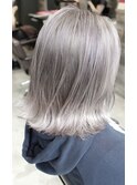 シルバーグレージュ ロブ☆ハイライト