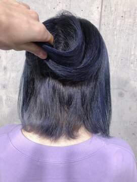 サロンドミルク 原宿(salon de MiLK) ブルーアッシュ＆インナーグレー