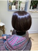 艶美シルエットボブスタイル
