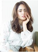 アフロート矢田菜津紀　30代レイヤーカット大人女性可愛い髪型