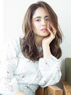 アフロート ディル(AFLOAT D'L) アフロート矢田菜津紀　30代レイヤーカット大人女性可愛い髪型