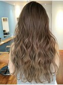 【hair resort MAHANA平岩】ハイトーングラデーション×ウェーブ