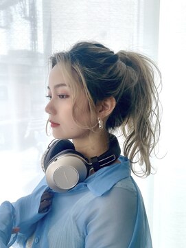 アトモスサニーテラス(Atmos sunny terrace) blonde × hair arrange