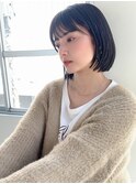 似合わせ小顔カット×ボブ　お手入れ楽チン　髪質改善