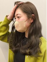 カノエ 福岡香椎店(canoe)&nbsp;オリーブアッシュ ニュアンスパーマ 20代30代40代