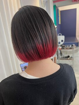 ボックスミコ(Box mico.) 流行りのレッド×エンドカラー