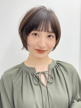 エアー 横浜(AIR) 【長谷川】シースルー前髪ショートウルフ