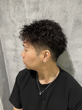 サイファー 心斎橋(CIPHER.) ショートスパイラルパーマ1