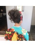 7歳児洋風アップスタイル
