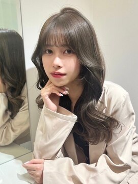 ランテルディ 渋谷(LANTERDIT) ダークブラウン　オリーブベージュ　くびれヘア