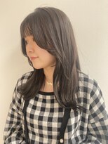 コト 福井大和田店(coto) 福井　韓国くびれヘア　透明感カラー　グレージュ　髪質改善
