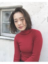 メレ(mele)&nbsp;大人可愛い！！ハイライトロングボブ