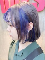 デイズ(days)&nbsp;ウルフボブ/ブルーアッシュ/ネイビーカラー/ブルーバイオレット
