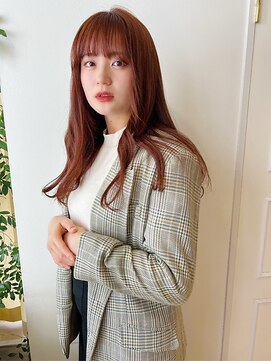 ジアン バイ ミルボン 西宮ガーデンズプラス(GIEN by milbon) ゆるふわロング/透明感カラー/ショコラブラウン/濱田 実果