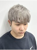 シルバーグレーヘア《メンズカット/ハイトーン/バーバー/眉毛》