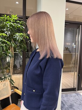 ホロ(hollo) ミルクティーベージュブロンドピンクベージュベージュ