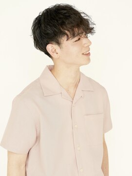 オンク 新宿(onk) 黒髪/グレーベージュ/レイヤーロング/前髪パーマ[新宿駅]