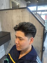 スウェル 七隈四ツ角店(SWELL) オールバックスタイル