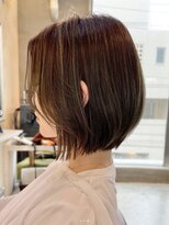 アトリエ エス atelier es HAIRDESIGN&nbsp;ミディアムボブ/ミニボブ/前下がりボブ/ナチュラルボブ/透明感