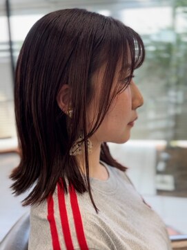 サーカス(circus) ピンク/顔まわりカット/耳かけ