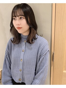 ローレンジウ(LOREN JU) 透明感髪質改善ベージュダブルカラーミルクティーグレージュ