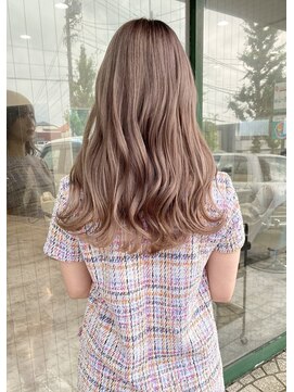 イーエス(E.S) ブリーチ1回　ピンクグレージュ