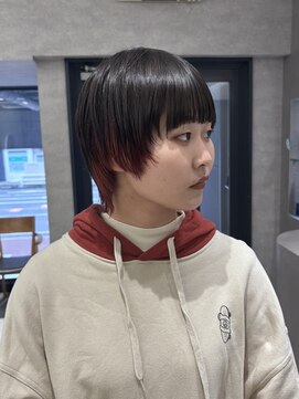 ヘアサークルジープ 千舟町店(hair circle geep) ショートウルフ×インナーカラー