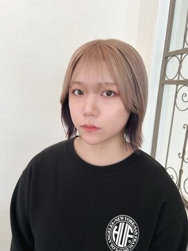 リアン 熊谷本店(Rien) 【ホワイトベージュ×パープルインナー】