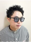 ピンパーマスパイキーショート