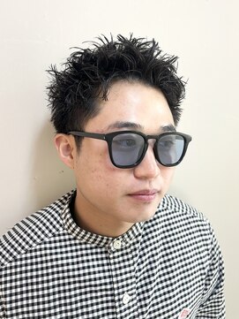 トレイス(trace) ピンパーマスパイキーショート