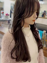 ヘアーエポック(hair epoque) 大人可愛いレイヤーカットグレーベージュ