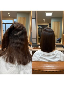 ナチュラル 古川店(Natural) 古川　大崎市　縮毛矯正　髪質改善　トリートメント　艶髪カラー